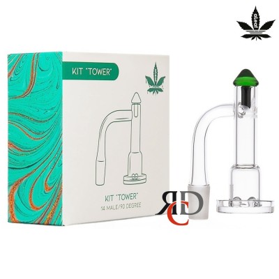 ALEAF KIT TOWER - 14MM MALE 90DEG LFQBP13-90-14MM 1CT